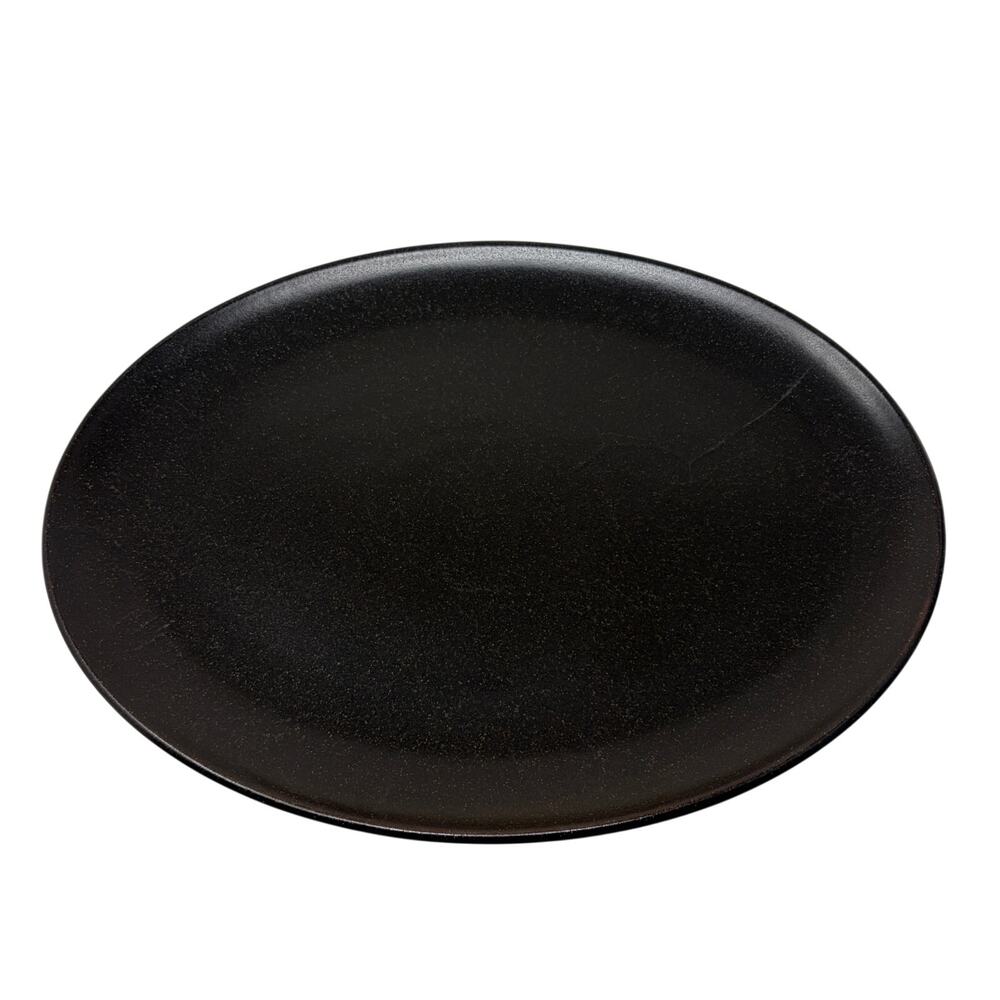 Calvin Klein The Khaki Collection Cargo 15" Oval Serving Platter Raisin Brown